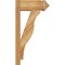 Ekena Millwork Funston Arts & Crafts Rough Sawn Outlooker, Western Red Cedar, 6"W x 14"D x 26"H OUT06X14X26FST03RWR - alternate 4